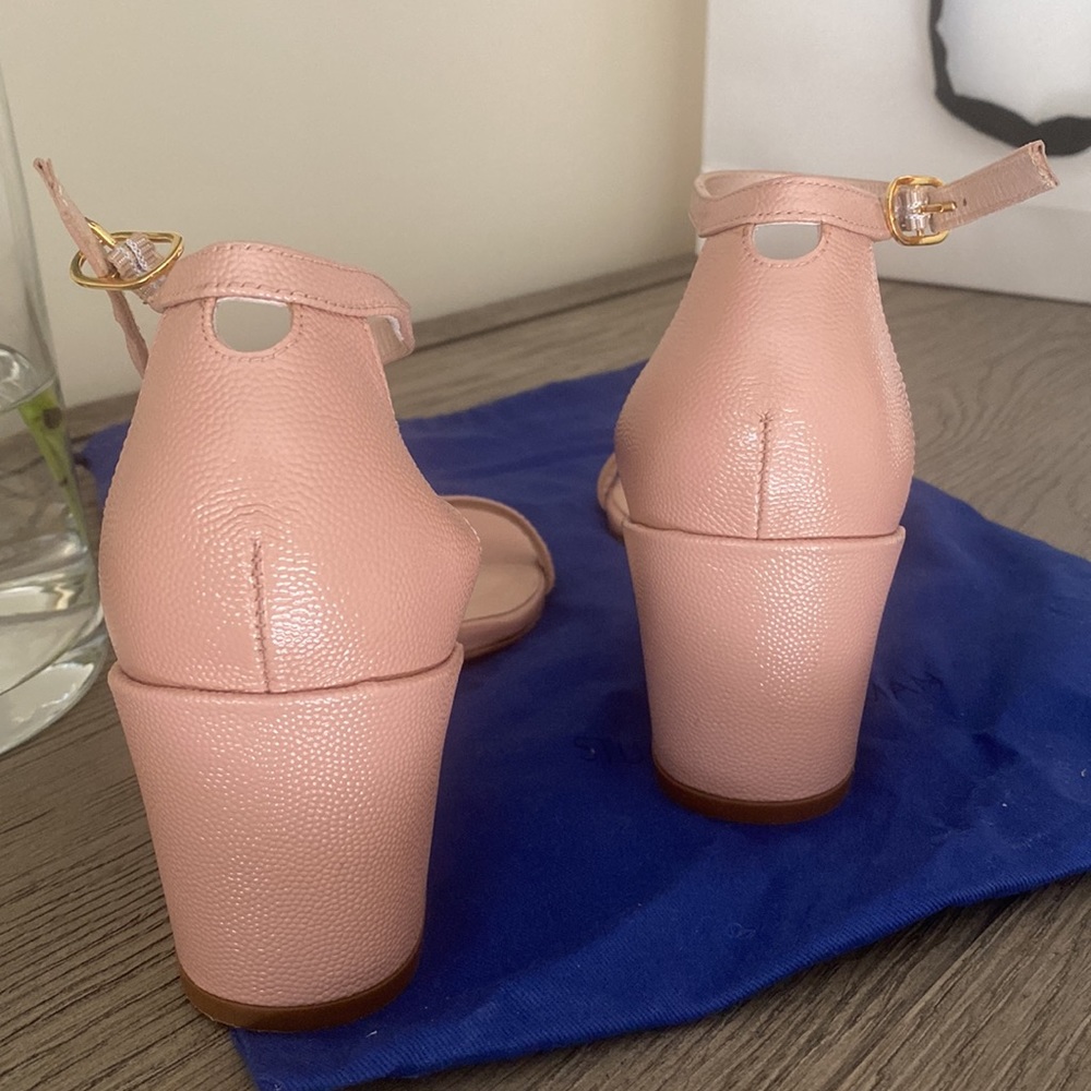 Stuart Weitzman Blush Block Heels Cyber Monday - … - image 4